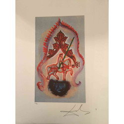 Salvador Dali Tarot serie Lithografie off set 50x70 cm gecertificeerd