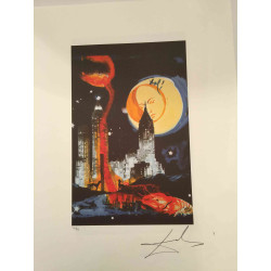 Salvador Dali Tarot serie Lithografie off set 50x70 cm gecertificeerd