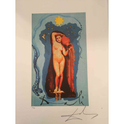 Salvador Dali Serie Tarot Litografía off set 50x70 cm certificada