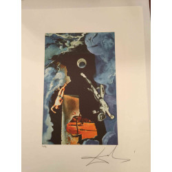 Salvador Dali Serie Tarot Litografía off set 50x70 cm certificada
