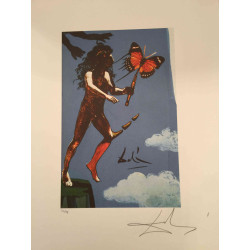 Salvador Dali Tarot serie Lithografie off set 50x70 cm gecertificeerd