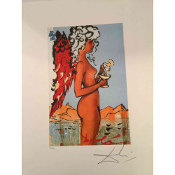 Salvador Dali Tarot serie Lithografie off set 50x70 cm gecertificeerd