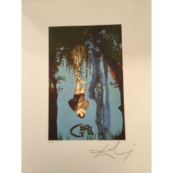 Salvador Dali Serie Tarot Litografía off set 50x70 cm certificada