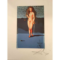 Salvador Dali Serie Tarot Litografía off set 50x70 cm certificada