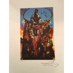 Salvador Dali Serie Tarot Litografía off set 50x70 cm certificada