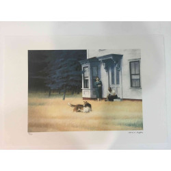 Edward Hopper  Litografia off set cm 57x38   certificata