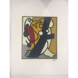 Fernand Leger Lithographie Offset 50x65 cm zertifiziert