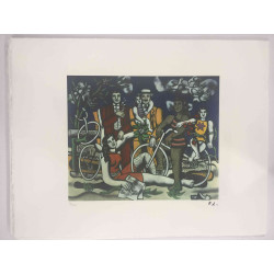 Fernand Leger Lithografie off set 50x65 cm gecertificeerd