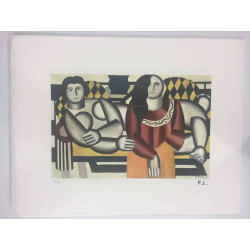 Fernand Leger Lithografie off set 50x65 cm gecertificeerd