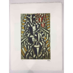 Fernand Leger Lithografie off set 50x65 cm gecertificeerd