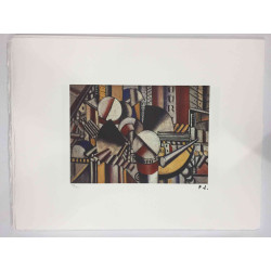 Fernand Leger Lithographie Offset 50x65 cm zertifiziert