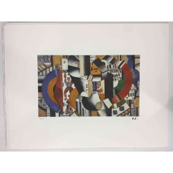 Fernand Leger Lithographie Offset 50x65 cm zertifiziert