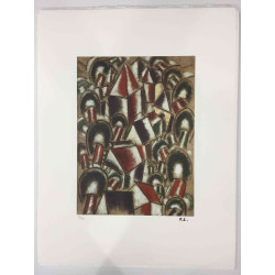 Fernand Leger Lithografie off set 50x65 cm gecertificeerd
