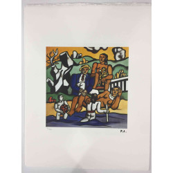 Fernand Leger Lithografie off set 50x65 cm gecertificeerd