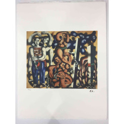 Fernand Leger Lithographie Offset 50x65 cm zertifiziert