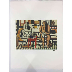 Fernand Leger Lithographie Offset 50x65 cm zertifiziert