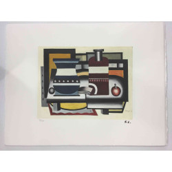 Fernand Leger Lithographie Offset 50x65 cm zertifiziert