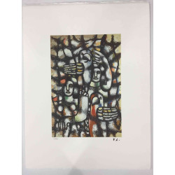 Fernand Leger Lithografie off set 50x65 cm gecertificeerd