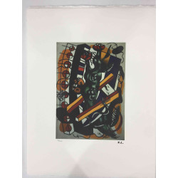 Fernand Leger Lithographie Offset 50x65 cm zertifiziert