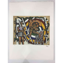 Fernand Leger Lithographie Offset 50x65 cm zertifiziert