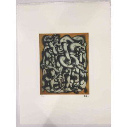 Fernand Leger Lithographie Offset 50x65 cm zertifiziert