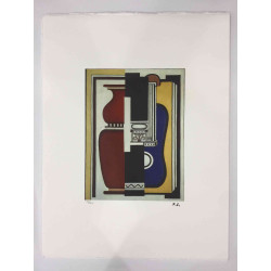 Fernand Leger Lithographie Offset 50x65 cm zertifiziert