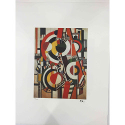 Fernand Leger Lithografie off set 50x65 cm gecertificeerd