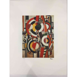 Fernand Leger Lithografie off set 50x65 cm gecertificeerd