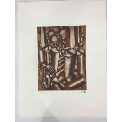Fernand Leger Lithografie off set 50x65 cm gecertificeerd