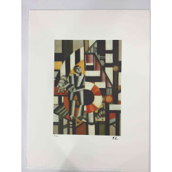 Fernand Leger Lithographie Offset 50x65 cm zertifiziert