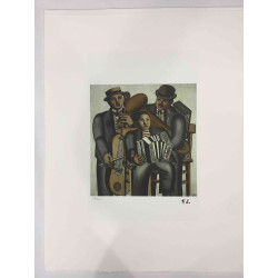 Fernand Leger Lithographie Offset 50x65 cm zertifiziert