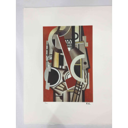 Fernand Leger Lithographie Offset 50x65 cm zertifiziert