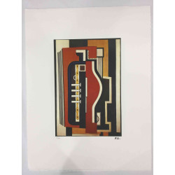 Fernand Leger Lithografie off set 50x65 cm gecertificeerd