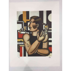 Fernand Leger Lithographie Offset 50x65 cm zertifiziert