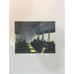 Edward Hopper Lithographie Offset 57x38 cm zertifiziert