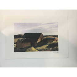 Edward Hopper Lithographie Offset 57x38 cm zertifiziert