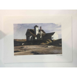Edward Hopper Lithographie Offset 57x38 cm zertifiziert