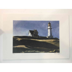 Edward Hopper Lithographie Offset 57x38 cm zertifiziert