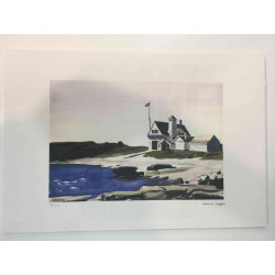 Edward Hopper Lithographie Offset 57x38 cm zertifiziert