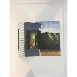 Edward Hopper Lithographie Offset 57x38 cm zertifiziert