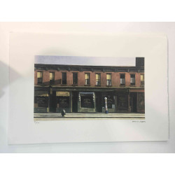 Edward Hopper Lithografie off set 57x38 cm gecertificeerd