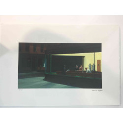 Edward Hopper Lithografie off set 57x38 cm gecertificeerd