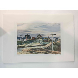 Edward Hopper Lithografie off set 57x38 cm gecertificeerd