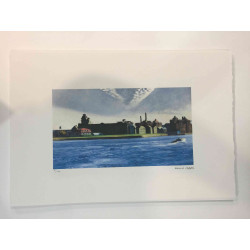 Edward Hopper Lithographie Offset 57x38 cm zertifiziert