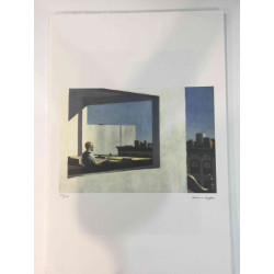 Edward Hopper Lithographie Offset 57x38 cm zertifiziert