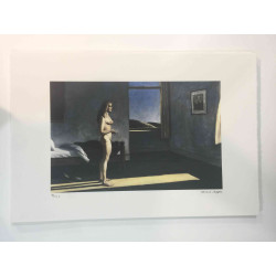 Edward Hopper Lithographie Offset 57x38 cm zertifiziert