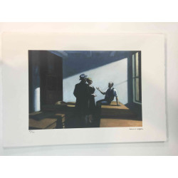 Edward Hopper Lithografie off set 57x38 cm gecertificeerd