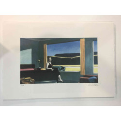 Edward Hopper Lithographie Offset 57x38 cm zertifiziert