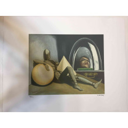 Litografia Man Ray Off set 50x65 cm certificada