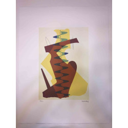 Litografia Man Ray Off set 50x65 cm certificada
